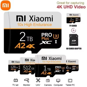 Xiaomi Carte Micro SD 128Go-2To Classe 10 Carte Mémoire Haute Vitesse pour Téléphone/Tablette - Photo 1 sur 12