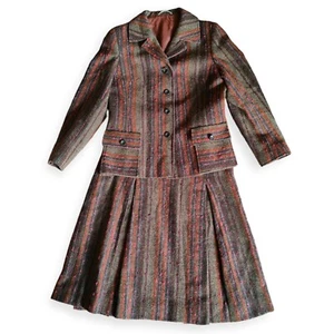 Vintage 1970er Alexander Milnes Tweed 2-teiliger Rockanzug - siehe Beschreibung - Bild 1 von 7