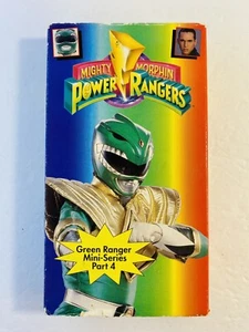 MIGHTY MORPHIN POWER RANGERS GREEN RANGER Part 4 VHS VIDEO 1994 - Picture 1 of 6