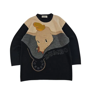 Iceberg History Dumbo 1992 Disney Vintage Designer Wool Angora Italy L - Picture 1 of 9