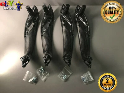 NEU BM BMW F34 F36 & LCI ALLE TÜR ZUGGRIFF STÜTZE SET CARBON SCHWARZ - Bild 1 von 4