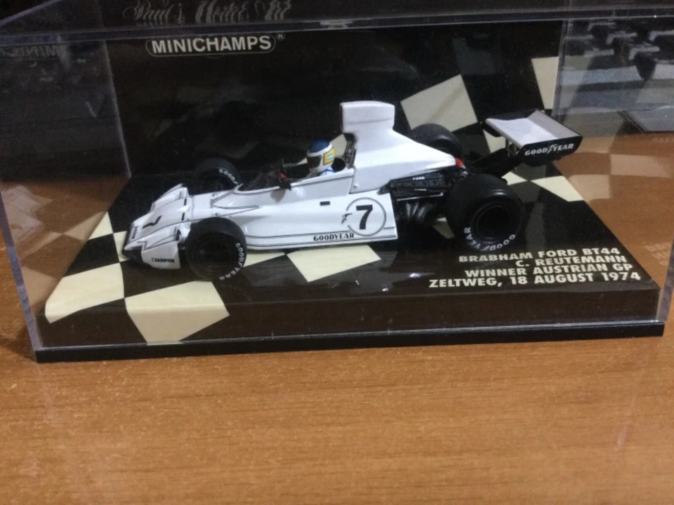 Minichamps Brabham Ford BT44 Reutemann Winner Austrian Gp 1974 code 400 740007 - Immagine 1 di 1