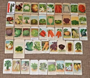 Bolsas de semillas antiguas litografiadas semillas verduras farmacia pirna alrededor de 1920 - Imagen 1 de 49