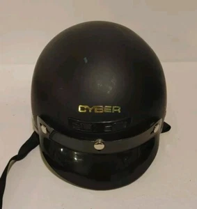 Cyber U-1 Black Motorcycle Helmet  Size Large - Picture 1 of 7
