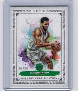2023-24 Topps Motif Jayson Tatum Base #'ed 89/99 #100 - Bild 1 von 1