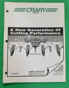 Crary Cutting Systems Katalog #388 Fargo ND (1990er) - Bild 1 von 12