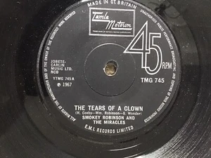 Smokey Robinson & Miracles - Tears Of A Clown /Who’s Gonna Take The Blame Tmg745 - Picture 1 of 2