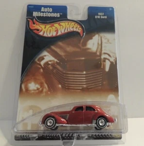Cable 810 Hot Wheels 1937 con RR’s~2001 Auto Hitos~COMO NUEVO NUEVO en tarjeta como nueva - Imagen 1 de 3
