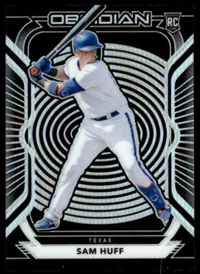 2021 PANINI OBSIDIAN ROOKIE SAM HUFF R81 - Image 1 of 2