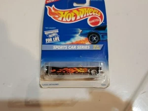 Vintage Hot Wheels 1995 Sports Car Series '59 Caddy 15251 Purple Flames - Picture 1 of 4