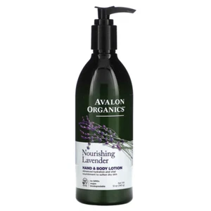 Avalon Organics, Hand & Body Lotion, Nourishing Lavender, 12 oz (340 g) - Picture 1 of 3