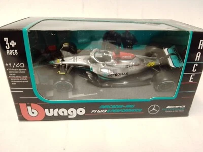 BBurago Burago Mercedes AMG F1 W13 #44 Lewis Hamilton 2022 1/43 18-38065#44 - Immagine 1 di 3