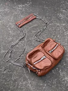 Alexander Wang Brenda crossbody Leather Brown bag - Picture 1 of 17