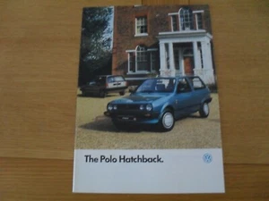 Volkswagen Polo Brochure 1987 - 1.0 - 1.3 - Ranger - CL - C - Breadvan - Picture 1 of 1