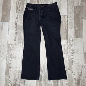 Pantalones de mezclilla negros de tiro bajo para mujer Texas Jeans EE. UU. talla 12L 100 % algodón EE. UU. - Imagen 1 de 15