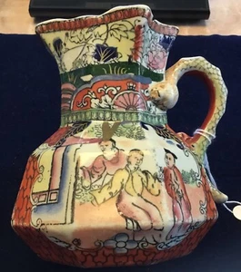 Antique Mason’s Serpent Handled Ironstone Jug - Picture 1 of 8