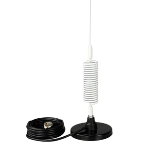 Zestaw do montażu mag anten CB Radio | Biały Mini Stinger Springer antena i magnetyczny - Zdjęcie 1 z 1