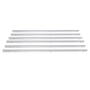 Paquete de 6 rieles de cremallera de engranajes de diente automático para motor de puerta corredera - Imagen 1 de 10