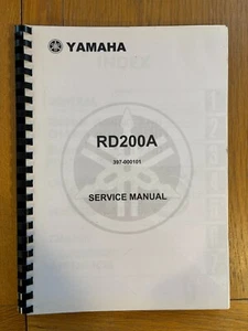 Yamaha RD00 1978 OEM Serivice and Parts List manuals - Picture 1 of 6
