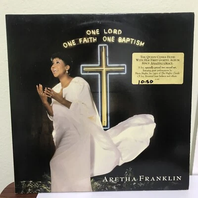 Original 1887 Aretha Franklin One Lord, One Faith, One Baptism 2LP, PROMO Mint Foto 1 de 3