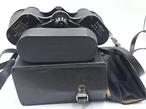Vintage Sears Binoculars 7x35mm Wide Angle Coated Model 445.25110 with Case - Picture 1 of 19