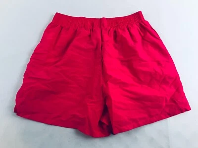 Sunrays Beach Shorts Women's Size Large Neon Pink Pull On Pockets Solid Color - Image 1 of 4