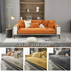 4 Seaon Sofa Mat Covers for Room Non-slip Sofa Cushion Slipcover Couch Protector - Picture 1 of 31