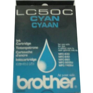 Brother Inktcartridge LC50C blauw, 10-80%, 5-35 °C - Picture 1 of 1
