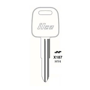 ILCO Replacement Uncut Key Blank for Hyundai - HY4 - HY-17 (10 Pack) - Picture 1 of 4