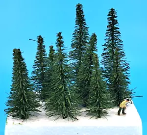 Model Railway - OO Gauge - Conifer Trees x 10 - Picture 1 of 9