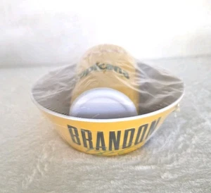 BRANDON LOWE Cereal Bowl And Cup Set Tampa Bay Rays MLB 2022 Tropicana 2 Pieces - Picture 1 of 7