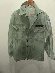 VTG US Army Men’s Field Shirt No Tags Distressed Some Patches - Picture 1 of 7