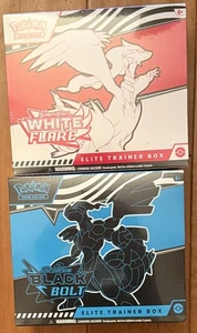 1 EA Pokemon Black Bolt & White Flare Elite Trainer Box ETB NEU Factory Sealed - Bild 1 von 2
