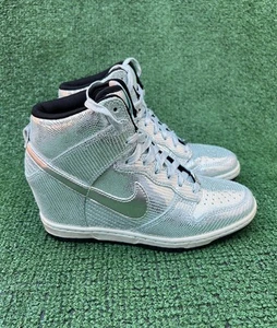Nike Dunk Sky Qs High Disco Ball 635948-001 para mujer talla 7,5 usadas sin caja - Imagen 1 de 20