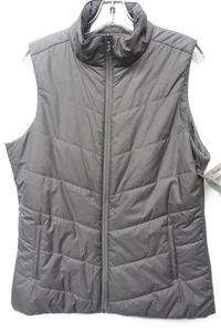 CABELA'S ~ ¡NUEVO CON ETIQUETAS!!~CHALECO CREMALLERA AISLANTE GRIS W ROCK FALLS MUJER L - Imagen 1 de 9