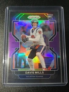 Davis Mills - Chronicles Prizm 2021 - Texans - Prizm Black - Purple - RC - /199 - Bild 1 von 3