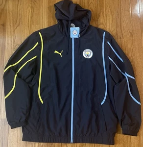 Manchester City Puma Pre-Partido Himno dryCELL Cremallera Completa Sudadera con Capucha Chaqueta XL - Imagen 1 de 1