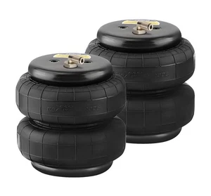 2PCS Universal Air Suspension Spring Double Bellow Standard 2500 LB 1/2" NPT - Bild 1 von 8
