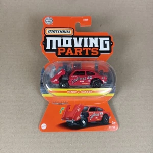 Matchbox Moving Parts Edelbrock Henry J Gasser Red  - Picture 1 of 2