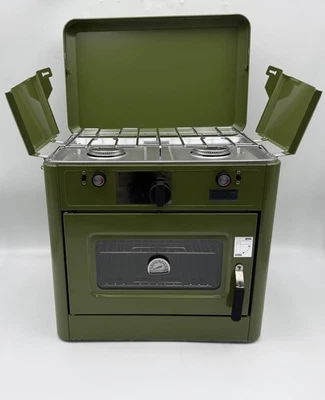Boatman Gas Powered Fishing Oven / Cooker Outdoor Camping Stove With 2 Hobs - Image 1 of 4