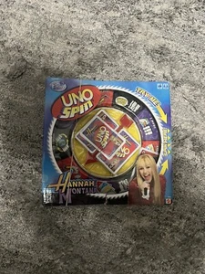 Disney Hannah Montana UNO Spin Game NEW!! - Picture 1 of 1