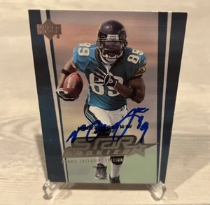 Marcedes Lewis Chicago Bears Autographed Signed Score Upper Deck Card RC W/COA - Picture 1 of 4