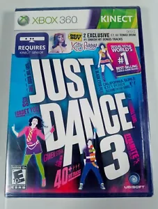 Just Dance 3 Microsoft Xbox 360 Kinect 2011 Katy Perry Video Game NEW Sealed - Picture 1 of 6
