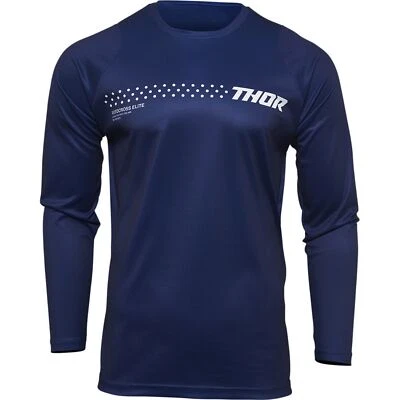 Thor Sector Minimal Youth MX Offroad Jersey Navy Blue - Image 1 of 2