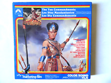 Super 8mm color sound 400'' "THE TEN COMMANDMENTS" Charlton Heston Original Box