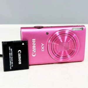 Canon IXY 110F Pink PowerShot ELPH 130 IS IXUS 140 16.0MP 8x zoom Wi-Fi Japan - Picture 1 of 13