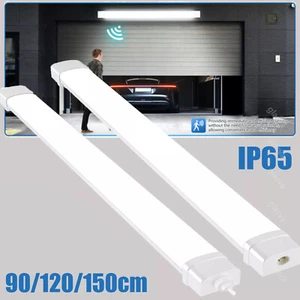 LED Feuchtraumleuchte Deckenleuchte Wannenleuchte Feuchtraumlampe 90/120/150cm - Bild 1 von 18