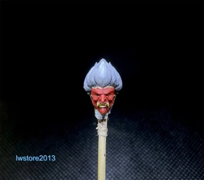 Cabeza de samurai Ghostface 1:18 esculpida tallada para figura de acción masculina de 3,75" juguetes corporales Foto 1 de 4