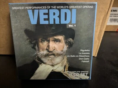 Verdi The Greatest Operas Volume 1 (11 Music CD Box Set) - Brand New Sealed - Image 1 of 2