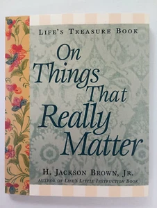 Life's Little Treasure Book on Things That Really Matter Brown, H. Jackson VG PB - Picture 1 of 7
